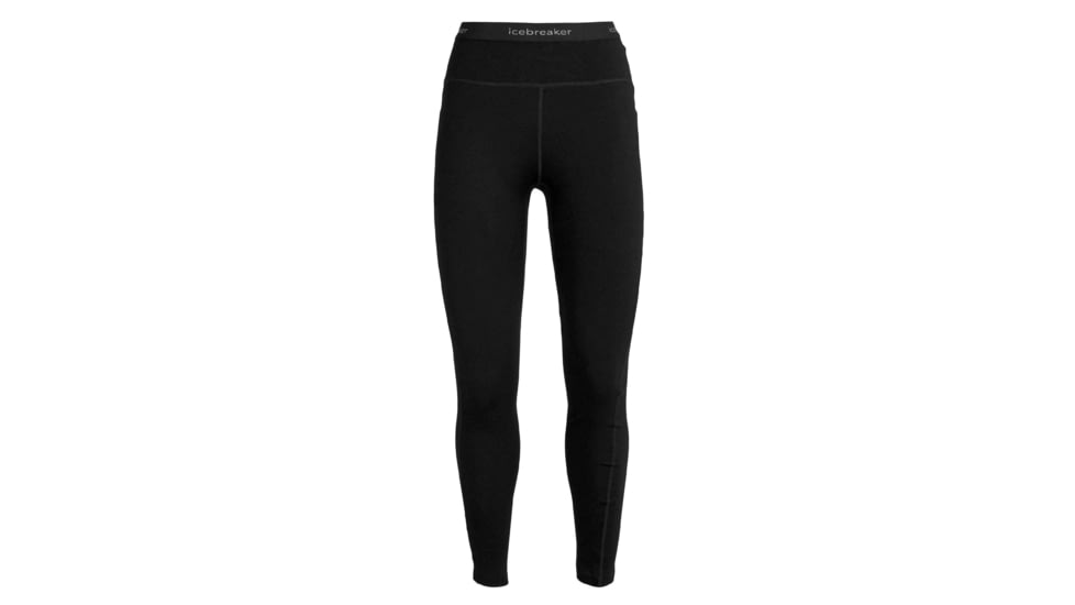 Icebreaker 300 MerinoFine Thermal Leggings - Womens, Black, Large, IB0A56B8001L