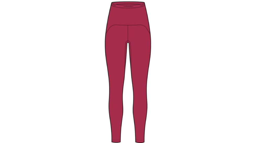 Icebreaker 300 MerinoFine Thermal Leggings - Women's, Electron Pink, Small, IB0A56B8851S