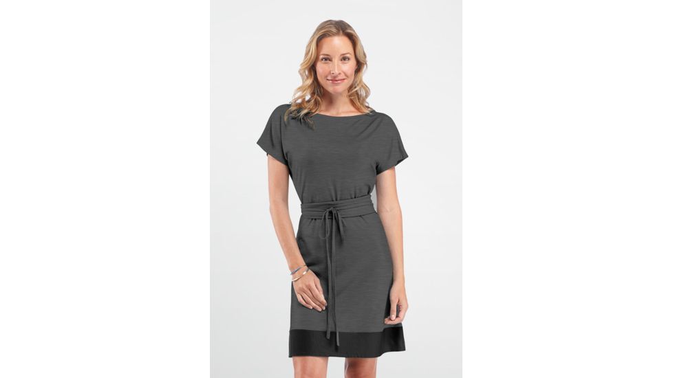 Icebreaker Allure Dress - Women's-Jet Black-Small