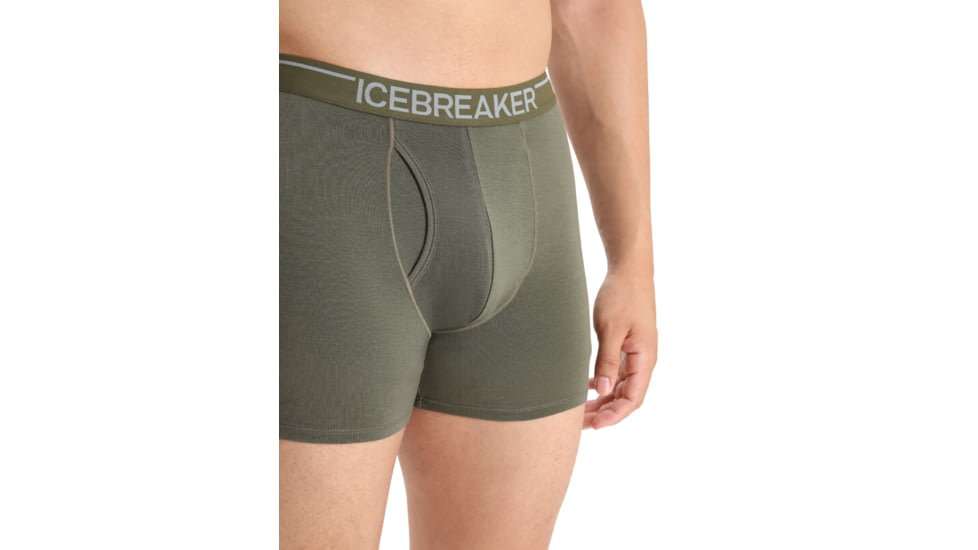 Icebreaker Anatomica Boxers w/ Fly - Mens, Loden, Extra Large, IB103030069XL