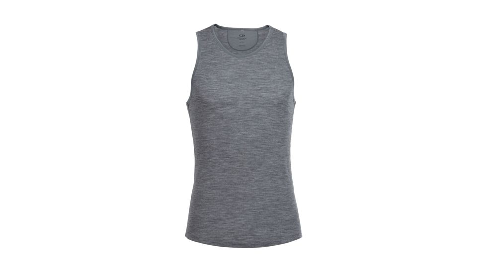 Icebreaker Anatomica Rib Tank, Gritstone Hthr, XL, 103603001XL