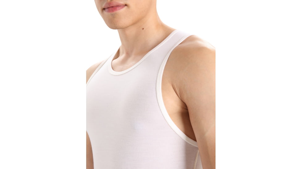 Icebreaker Anatomica Tank Top - Mens, Snow, Extra Small, IB103034104XS