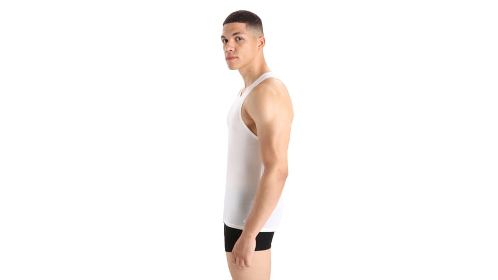 Icebreaker Anatomica Tank Top - Mens, Snow, Extra Small, IB103034104XS