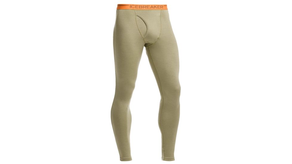 Icebreaker Apex Leggings with Fly - Men's-Desert/IB Orange-Large