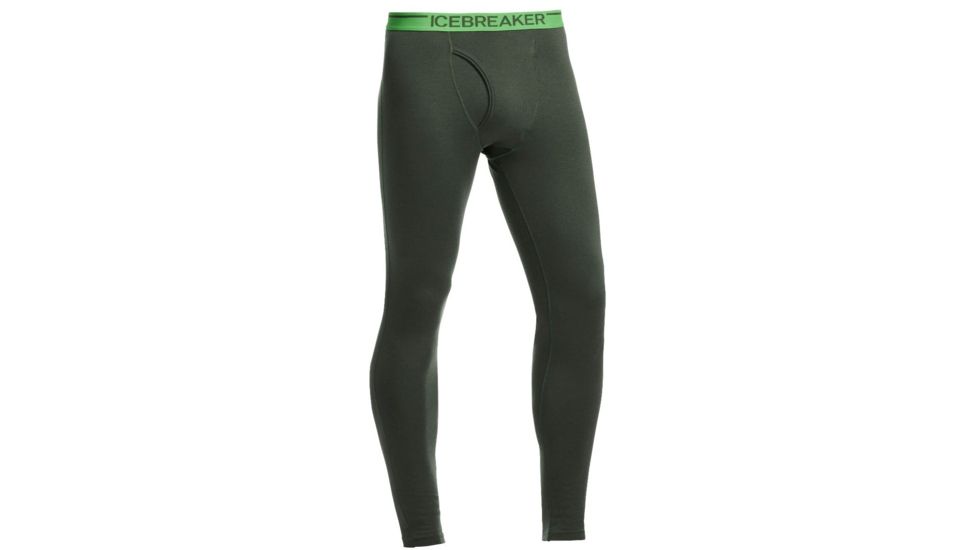 Icebreaker Apex Leggings with Fly - Mens-Conifer/Balsam-Medium
