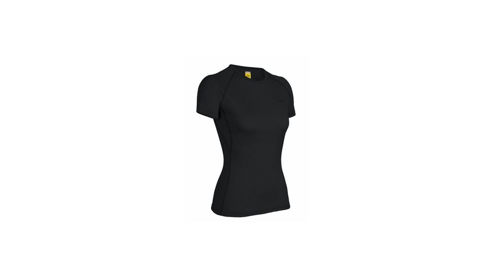 Icebreaker Atlas 150 Short Sleeve Top - Women's-Black-X-Small