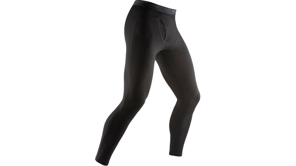 Icebreaker Body Fit Leggings w/Fly 200 Clearance - Men's-Black-Small