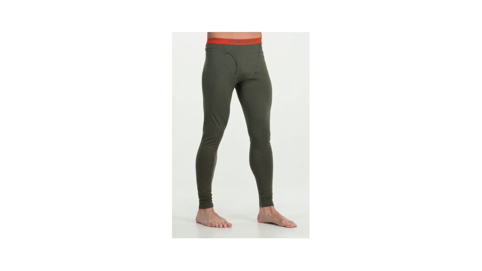 Icebreaker Body Fit Leggings w/Fly 200 - Men's-Cargo-Small