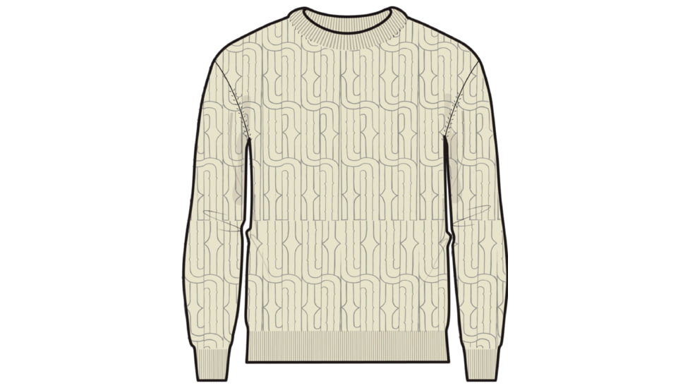 Icebreaker Cable Knit Crewe Sweater - Men's, Undyed, Large, IB0A56S5000L