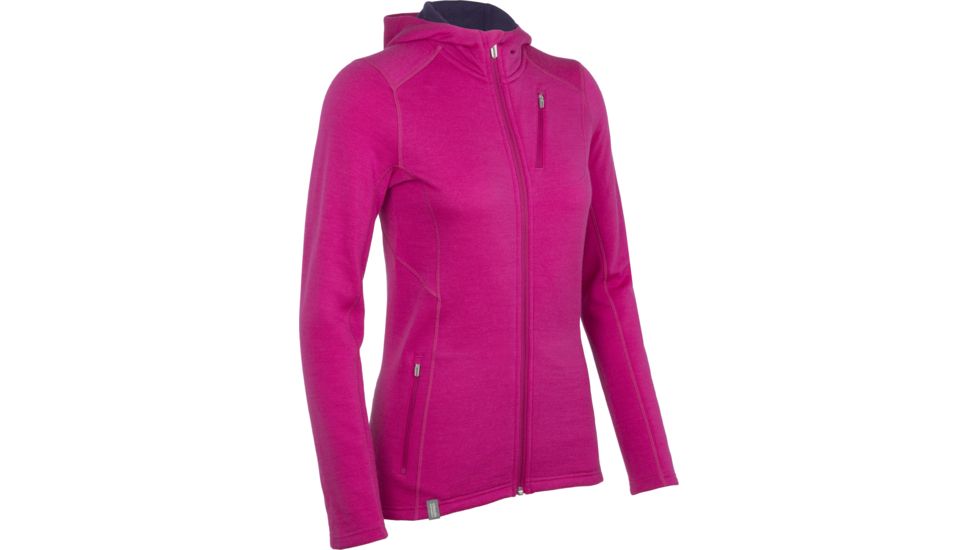 Icebreaker Cascade Hood Jacket Clearance - Women's-Medium-Magenta