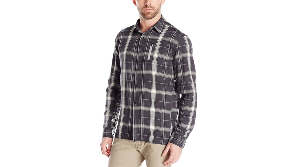 Icebreaker Compass II Long Sleeve Shirt - Mens -Monsoon/Metro Heather-Medium 269927