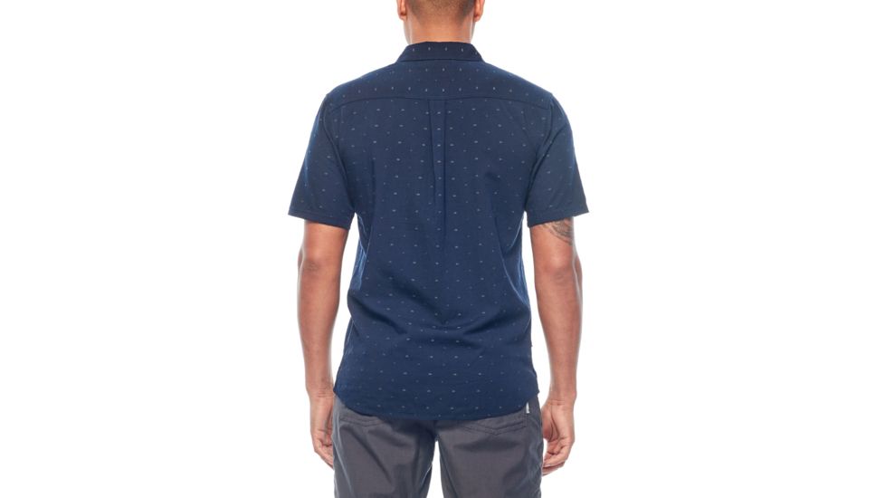 Icebreaker Compass Short Sleeve Shirt, Midnight Navy, M, 103611402M