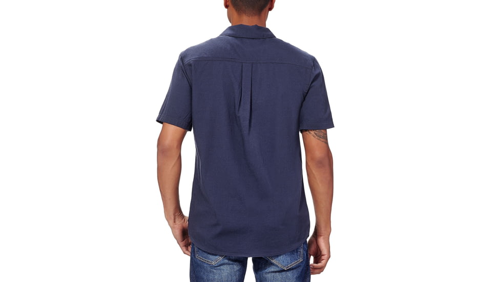 Icebreaker Compass Short Sleeve Shirt, Stealth, 2XL, 103611001XXL