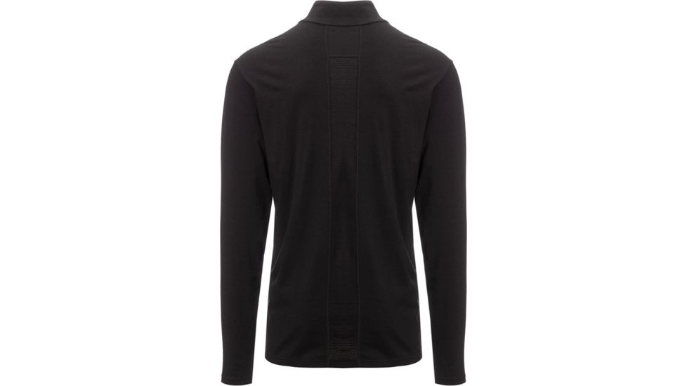 Icebreaker Fluid Zone Long Sleeve Zip - Men's, Black/Black, Medium, 104117003M