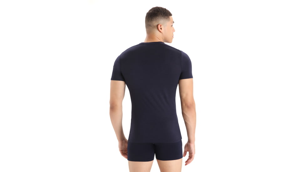 Icebreaker Men Merino 150 Anatomica SS Crewe, Midnight Navy, L, IB103033401L