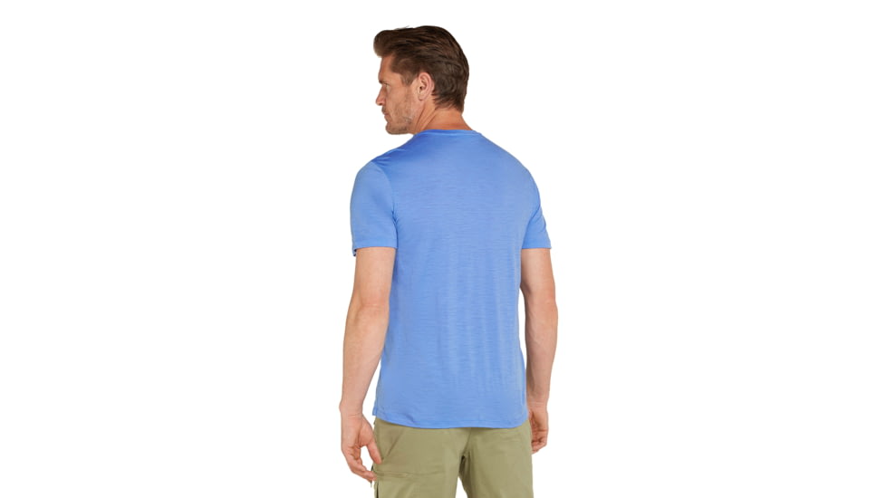 Icebreaker Men Merino 150 Tech Lite SS Tee Natural Ski Tour, Baja, M, IB0A573101DM