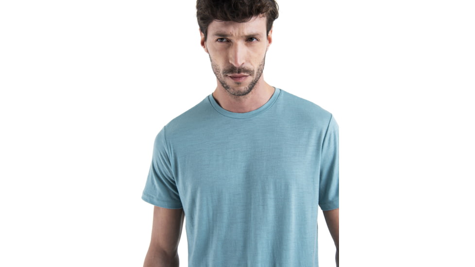 Icebreaker Merino 150 Tech Lite III SS Tee - Mens, Cloud Ray, Extra Large, IB0A56WLA75XL