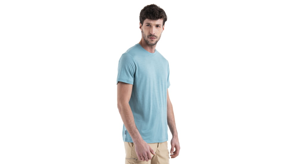 Icebreaker Merino 150 Tech Lite III SS Tee - Mens, Cloud Ray, Extra Large, IB0A56WLA75XL