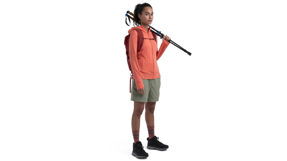 Icebreaker Merino 260 Quantum IV LS Zip Hoodie - Womens, Tang, Extra Large, IB0A56XRB75XL