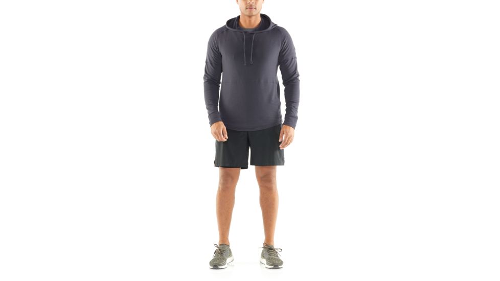Icebreaker Cool-Lite Momentum Long Sleeve Hood - Men's, Panther, Medium, 103615004M