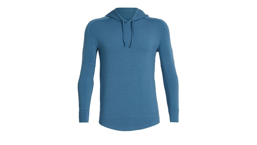 Icebreaker Cool-Lite Momentum Long Sleeve Hood - Men's, Thunder, Medium, 103615404M