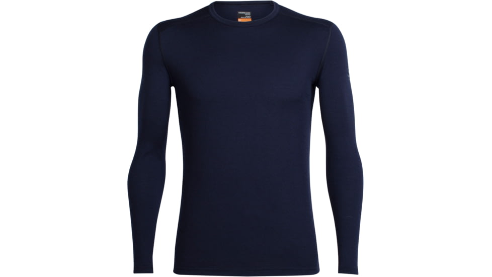 Icebreaker Oasis Long Sleeve Crew Top - Men's-Midnight Navy-Small