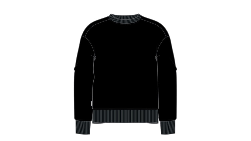 Icebreaker Shifter II Long Sleeve Sweatshirt - Men's, Black, Small, IB0A56QV001S