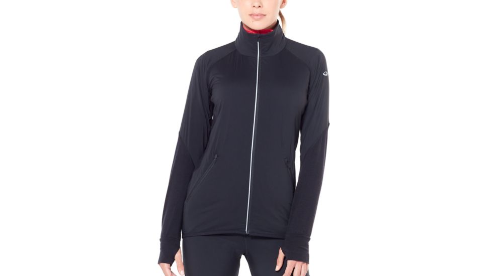 Icebreaker Tech Trainer Hybrid Jacket, Black, Extra Small, 104292-001-XS