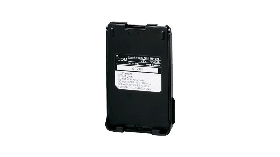 Icom Li-Ion Battery Pack, M88, New Condition IC-BP-227