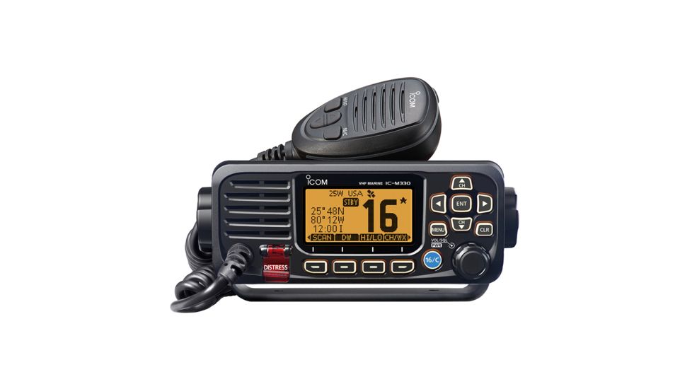 Icom M330 Compact VHF Radio - Black 69884