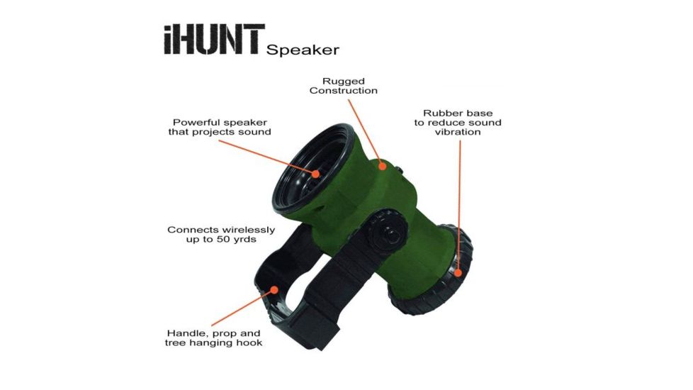 iHunt by Ruger Ultimate Hunting Game Call App/Bluetooth Speaker Combo EDIHGC