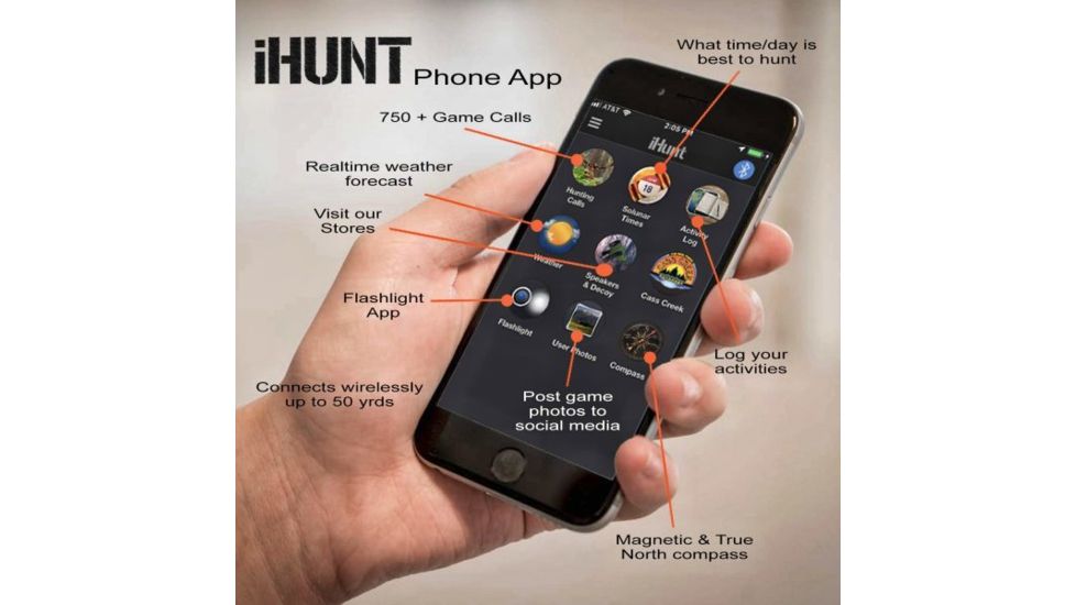 iHunt by Ruger Ultimate Hunting Game Call App/Bluetooth Speaker Combo EDIHGC