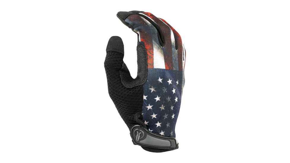 Industrious Handwear US Flag Battleworn Patriot - Unlined - Full Finger, Large, EGC-USGF-L
