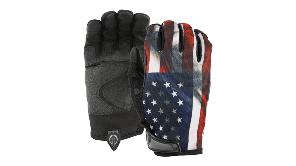 Industrious Handwear US Flag Battleworn Patriot - Unlined - Full Finger, Large, EGC-USGF-L