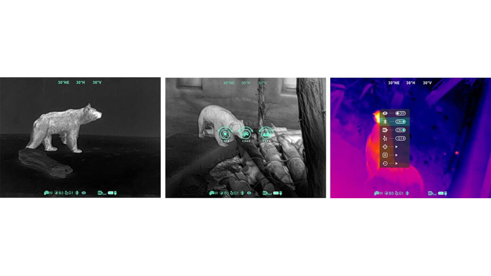 Infiray CML25 Thermal Imaging Clip-On System, Black, Medium, CML25