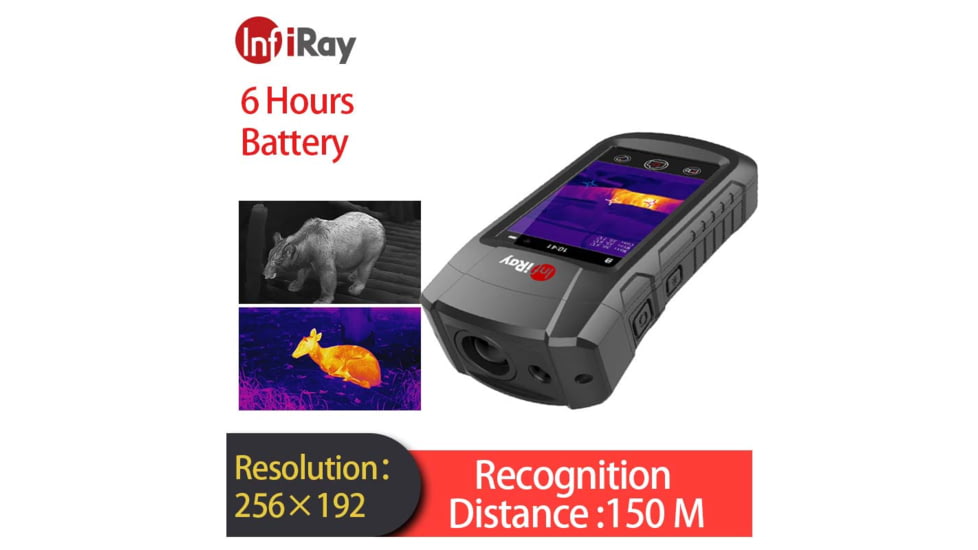 Infiray Handheld Thermal Camera, 9mm Lens, Black, Medium, Xview Search