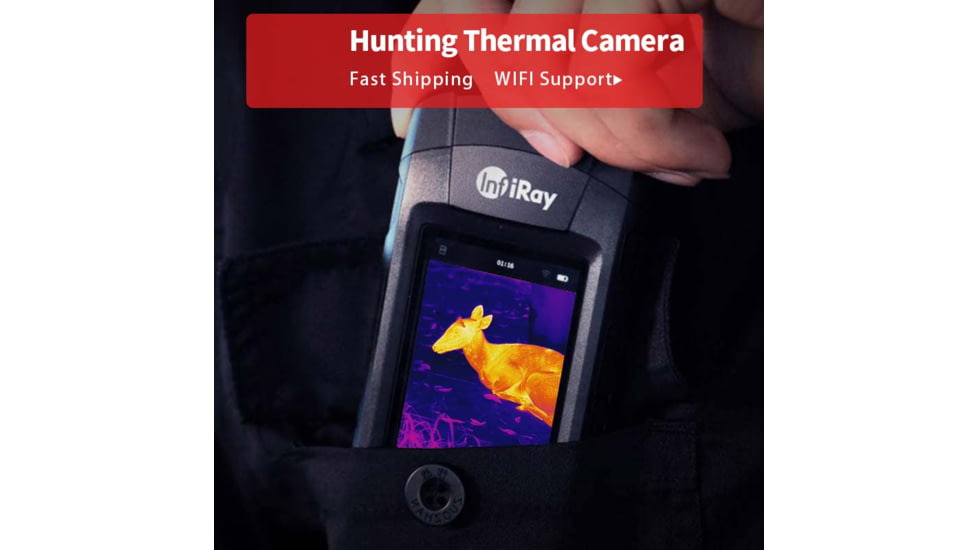 Infiray Handheld Thermal Camera, 9mm Lens, Black, Medium, Xview Search