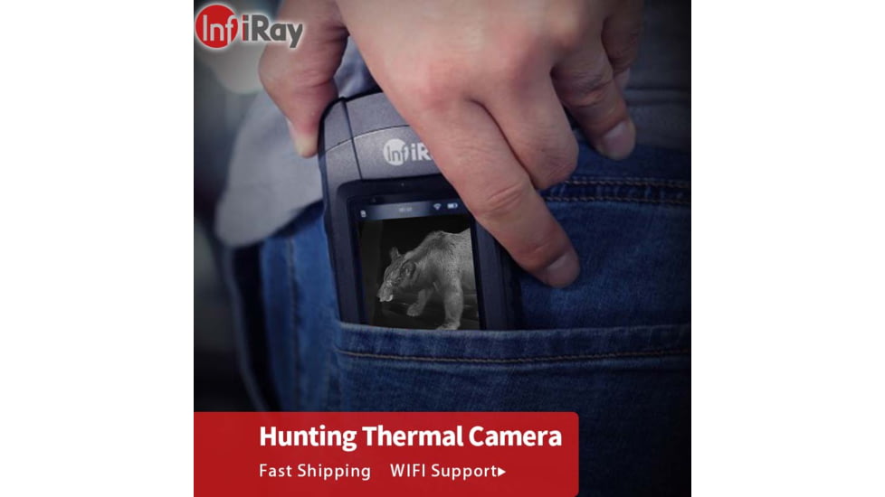Infiray Handheld Thermal Camera, 9mm Lens, Black, Medium, Xview Search