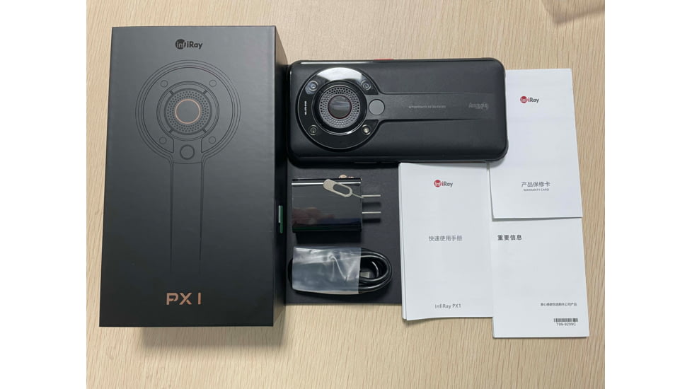 Infiray Rugged Thermal Phone, Black, Medium, PX1