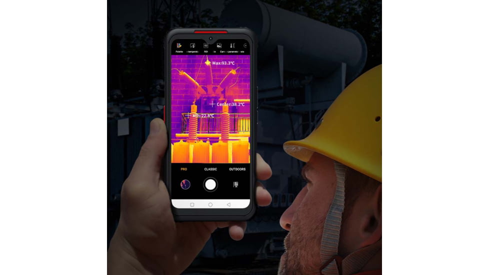 Infiray Rugged Thermal Phone, Black, Medium, PX1