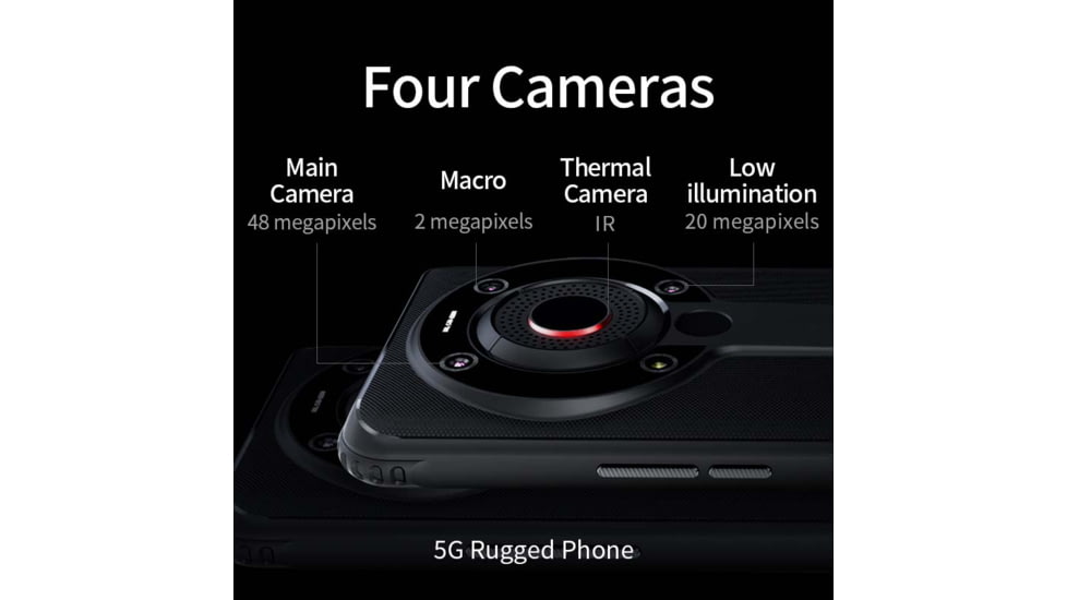 Infiray Rugged Thermal Phone, Black, Medium, PX1