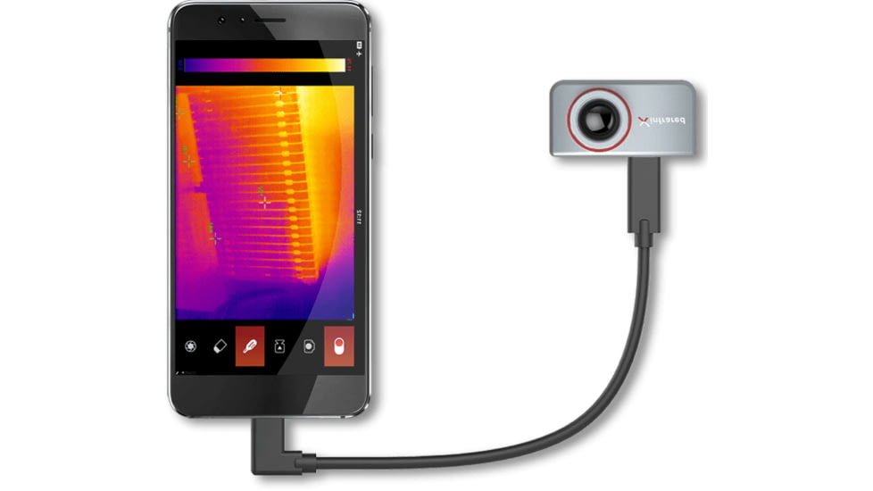 Infiray T3 Pro Thermal Imaging Camera, Phone Attachement, Black, T3PRO