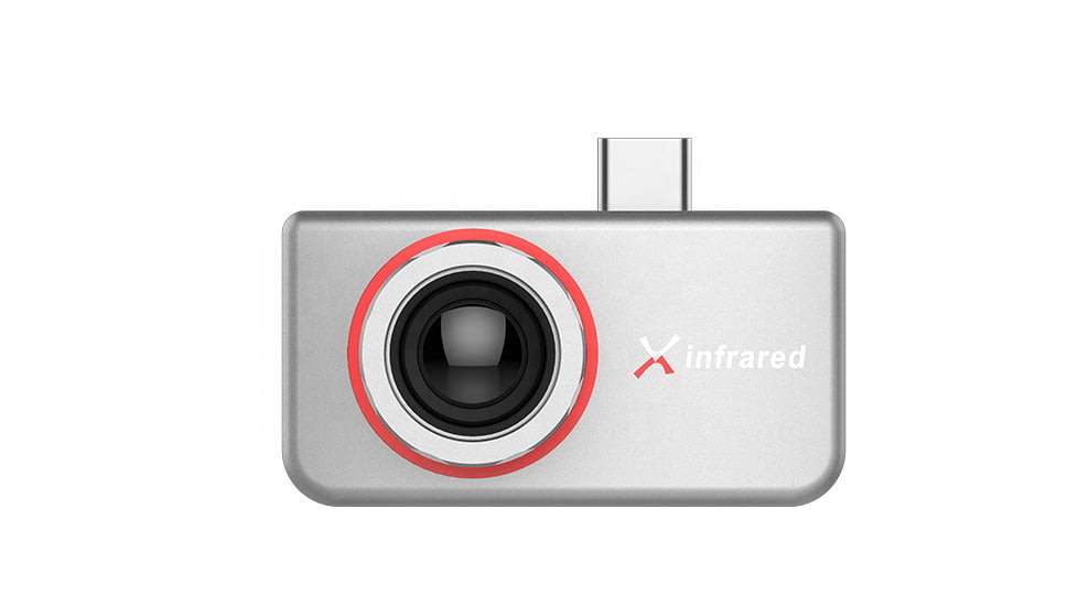 Infiray Xtherm T3S Thermal Imaging Camera, Phone Attachement, Silver, T3S