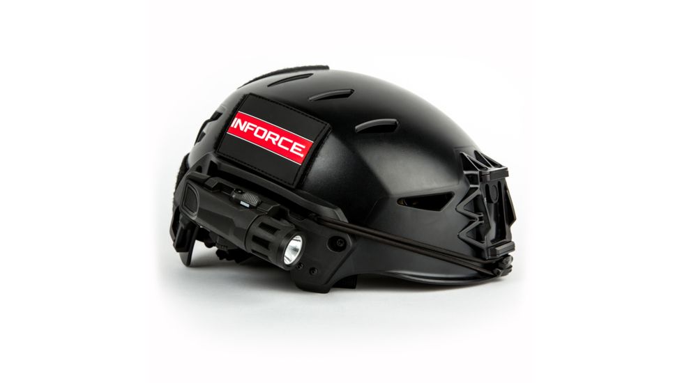 INFORCE 400 Lumens LED Helmet Flashlight, White Light, 100 mW IR Gen2, Black, 4.1 inches long HML-05-2, EDEMO2