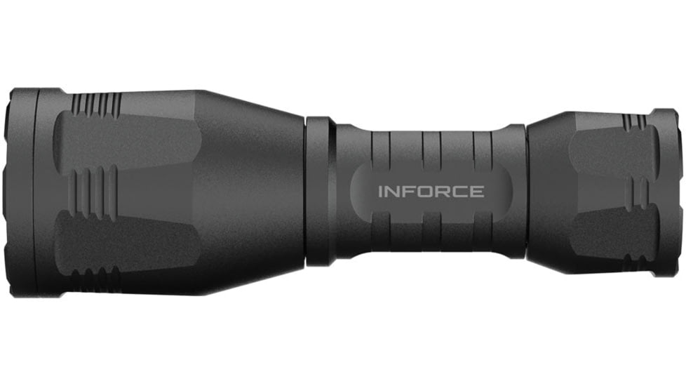 INFORCE ARC 350-Lr-H Rechargeable 18350 Li-Ion 1200 Lumens LED Flashlight Handheld Kit, Black, IF73001