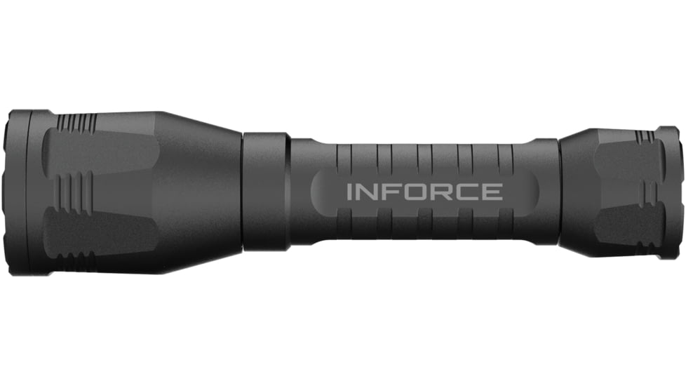 INFORCE ARC 650-Lr-H Rechargeable 18650 Li-Ion 1400 Lumens LED Flashlight Handheld Kit, Black, IF73002