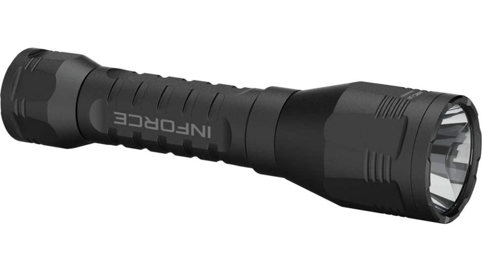 INFORCE ARC 650-Lr-H Rechargeable 18650 Li-Ion 1400 Lumens LED Flashlight Handheld Kit, Black, IF73002