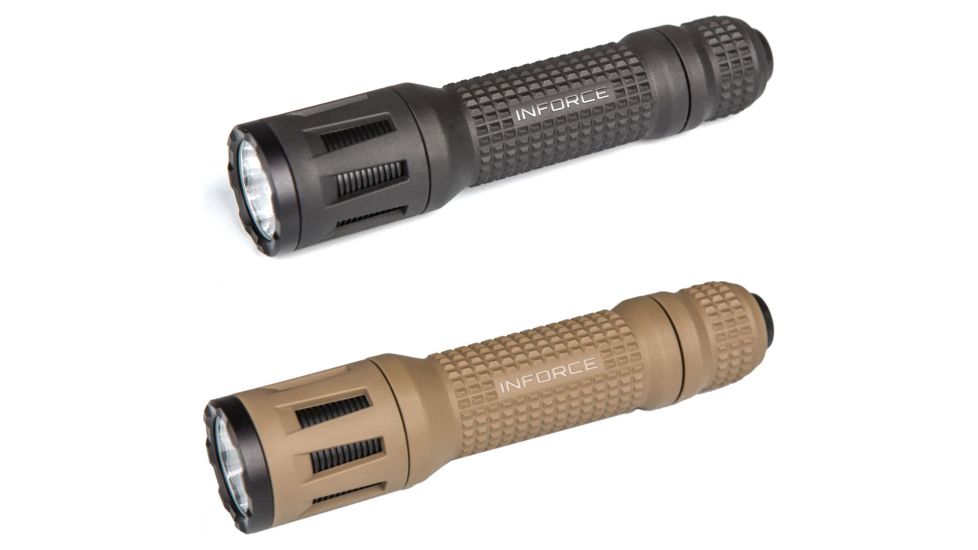 InForce TFx Handheld Light, LED, 700 Lumens, Black, Flat Dark Earth