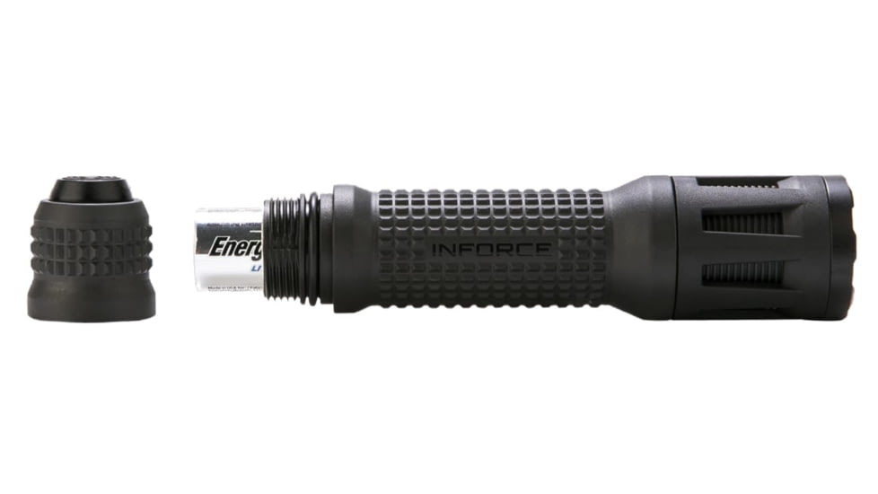 INFORCE TFx Handheld White Flashlight, LED, 700 Lumens, Black, TFX-05-1