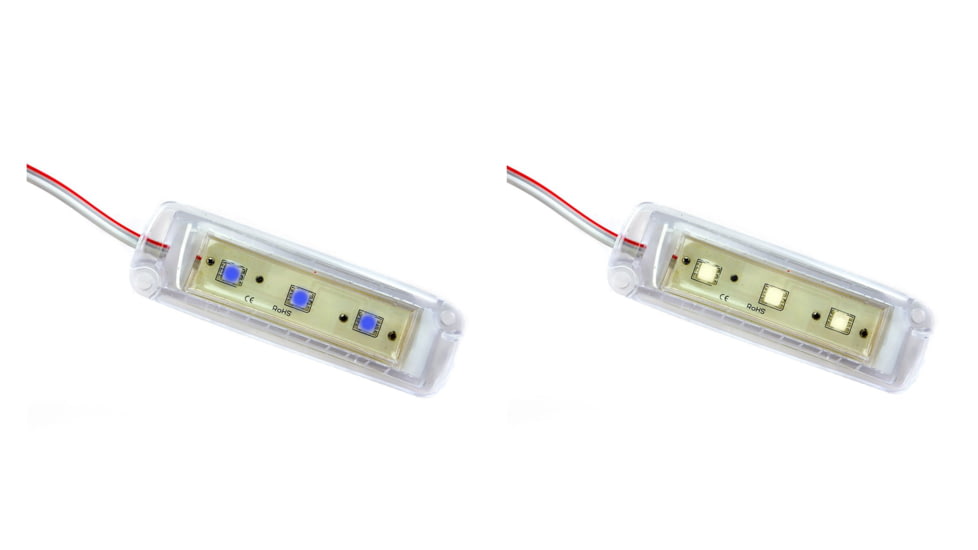 Innovative Lighting 4x1 Tri-Lite, Blue, White